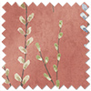 Willow Field, French Coral - Roman Blind